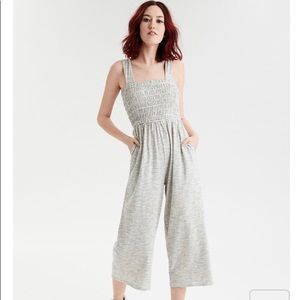 American Eagle striped knit jumpsuit